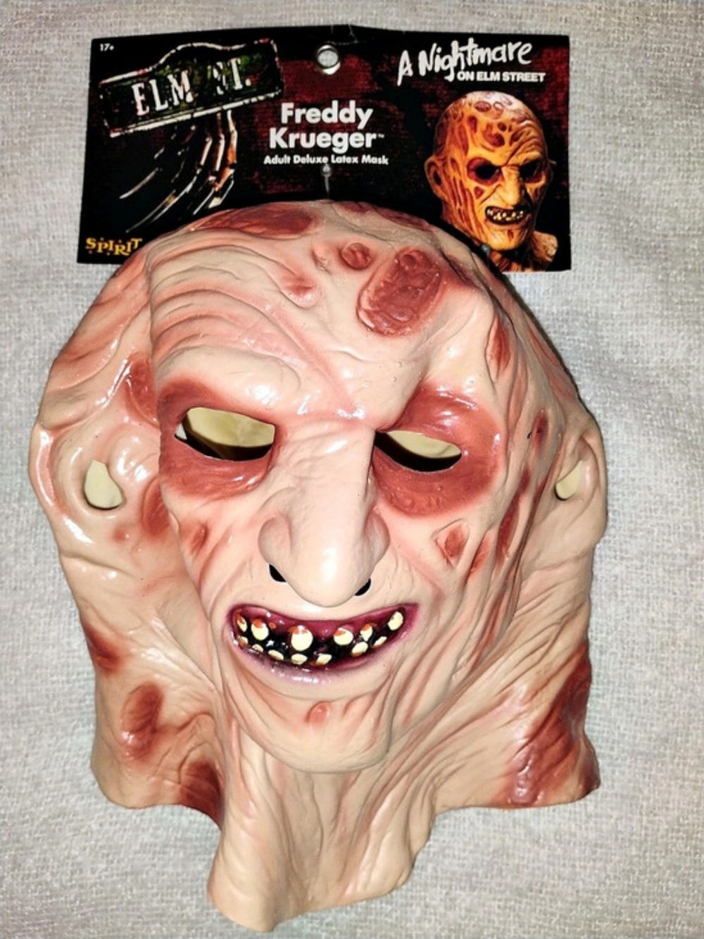 Spirit Halloween Freddy Krueger Adult Deluxe Latex Mask